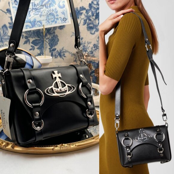 Vivienne Westwood Handbags - 🆕 VIVIENNE WESTWOOD 🧿 NWT Betty Mini Satchel Black - AUTHENTICATED